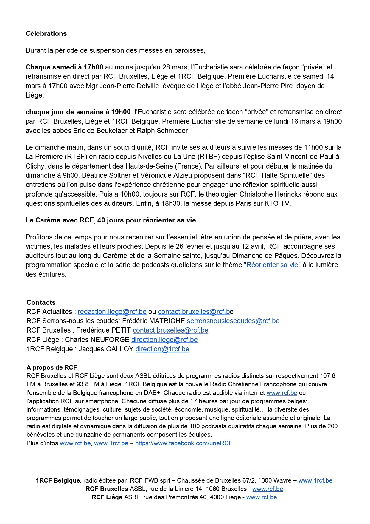 Communique de presse RCF Serrons nous l es coudes Vs Covid 19 13 mars 2020 page 0002